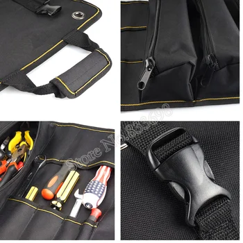Оксфорд fabric чанта за инструменти за инструменти, електроматериали преносим подвижен чанти за инструменти, преносими издръжлив и водоустойчив, носещи натоварване 10 кг