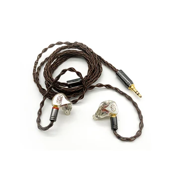 Оригинален BGVP DM8 Ноулс Sonion In Ear HIFI намаляване на шума MMCX взаимозаменяеми 2,5 мм кабел за слушалки на монитора музикален слушалка