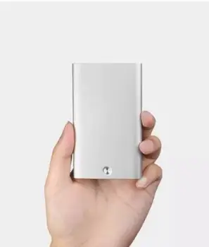 Оригинален Xiaomi MIIIW Card Holder неръждаема стомана, сребро, алуминий mi Credit Card Case жените и мъжете ID Card Кутия Case джоб на чантата