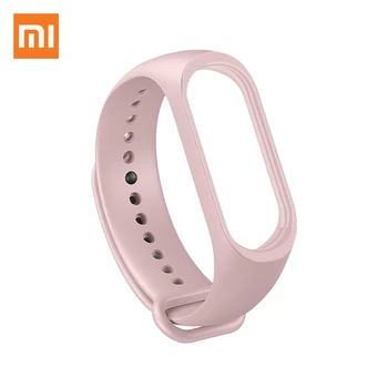 Оригинален Xiaomi цветен силиконов каучук TPU подмяна на гривна за Xiaomi Mi Band 3 Miband 4 Smart Wristband
