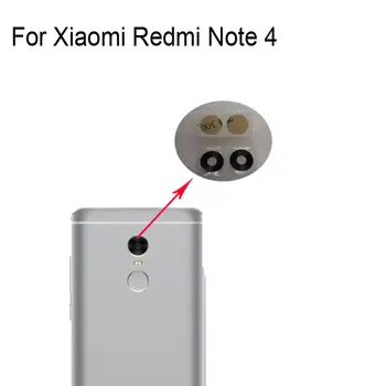 Оригинален Нов За Xiaomi Redmi Note 4 Задната Част На Задната Камера Стъклен Обектив За Xiaomi Redmi Note 4 Ремонт На Резервни Части RedmiNote4