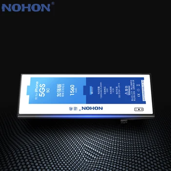 Оригинална батерия NOHON за Apple iPhone 5S 5C 6 6S 7 SE подмяна на телефона е литиево-полимерни батерии 1560mAh 2265mAh + безплатни инструменти