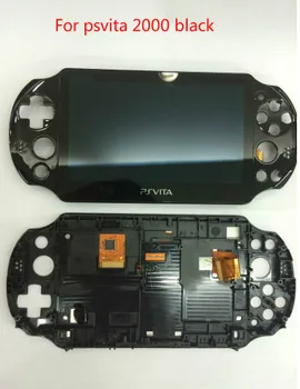 Оригинални LCD дисплей +смяна на сензорен екран digitizer за Playstation PSvita PS Vita Slim PSV 2000 PCH-2000 екран с рамка
