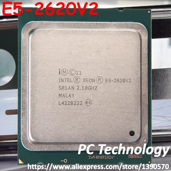 Оригиналния cpu Intel Xeon E5-2620V2 6-ядрени 2.10 Ghz, 15 MB E5-2620 V2 DDR3 1600 Mhz E5 2620V2 FCLGA2011 TPD 80 W безплатна доставка
