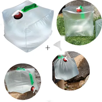 Открит торбички с вода кулинария пикник барбекю контейнер за вода сгъваема чанта за преносим питейна лагер превозвач автомобил 20л резервоар за вода #T3P