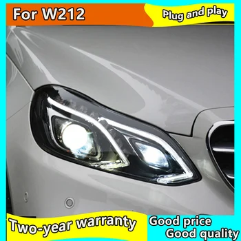 Оформление на автомобила главоболие фенер за W212 LED фарове 2013-2016 E200 E300 E260 LED светлини LED DRL биксеноновые автоаксесоари