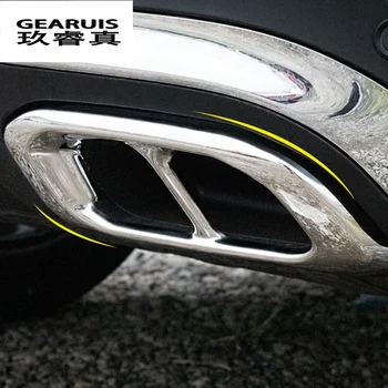 Оформление на автомобили автомобили опашката гърлото декор рамка за Mercedes Benz GLC 2020 клас ауспуси седалките етикети автоаксесоари