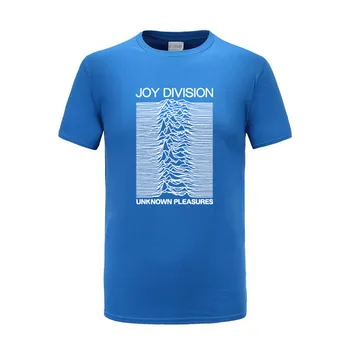 памук летни мъжки тениски, Joy Division неизвестен удоволствие пънк готина тениска rock битник Майк тениски