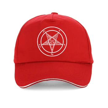 Пентаграмът готически оккультный Сатана бейзболна шапка нови Мъже, Жени татко шапка лятна почивка на шофьора шапка унисекс възстановяване на предишното положение шапки горрас
