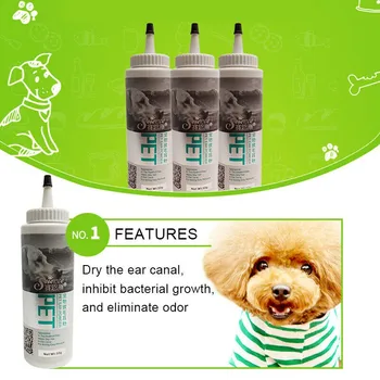 Пет Ear Powder for Dogs and Cats Пет Ear Health Care Easy to Remove Ear Hair Пет Ear Powder #