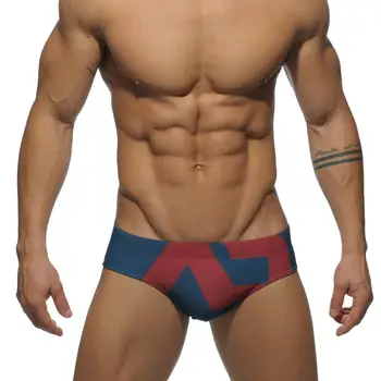 Печат на мъжки бански костюми 2020 секси годишният бански гащи с ниска талия бански печат плажни дрехи, мода къса Спорт Homme плува