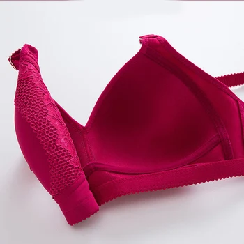 Плюс Размер Сутиен За Большегрудых Жени Big Fat Cup Full Coverage Wire Free Soft Comfort Секси Underwear Сутиени На Едро 2020 Hot New