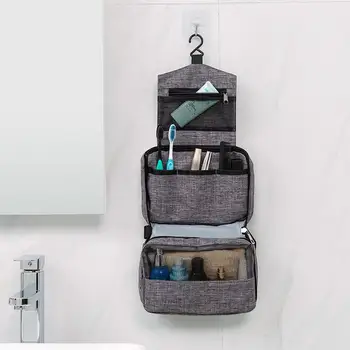 Подвесная пътна чанта за тоалетни принадлежности за мъже и жени косметичка косметичка баня чанта за съхранение на душ организатор на тоалетна хартия
