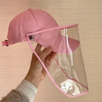 Подвижна защитна капачка замърсяването на околната среда бейзболна шапка за многократна употреба маска анти-мъгла шапка анти-UV Маска солнцезащитная шапка