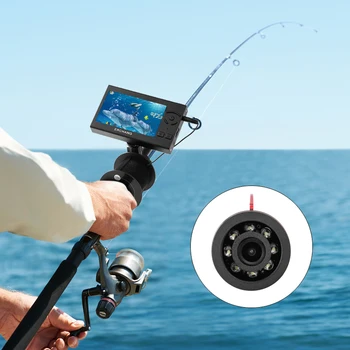 Подводна камера за риболов на 30 м 1000TVL водоустойчив видео Fish Finder подводна камера Бяла лампа подледная риболов
