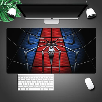 Подложка за мишка на паяк аниме подложка за мишка геймър логото на лаптоп мат разширено мат аниме дизайн Mousemat Gaming голям е размерът на мини PC подложка за мишка xl