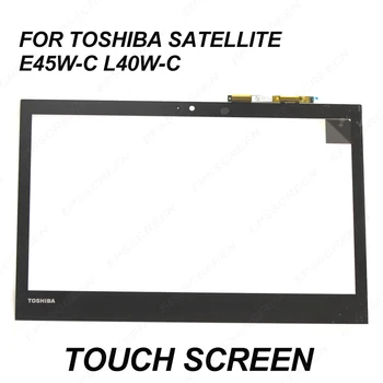 подмяна на Toshiba Satellite E45W-C E45W-C4200 L40W-C сензорен дисплей, дигитайзер, H000090110 панел