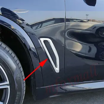 Подходящи за BMW X5 G05 2019 2020 хром стайлинг автомобили странични крила вентилационни отвори поток протектор аксесоари