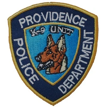Полицията шериф Провидънс животно K-9 блок кръпка Роуд Айлънд в щата РИ K9 рамото кръпка икона