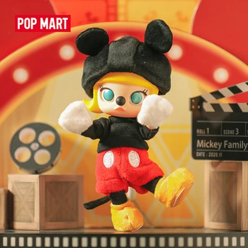 ПОП MART Мики house:Mickey and Minie Molly BJD Сладък Kawaii Vinyle Toy