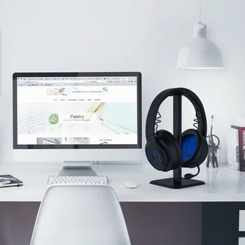 Поставка за слушалки притежателя слушалки закачалка универсален алуминиев багажник за слушалки група подходящ за всички слушалки