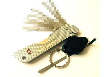 Практика на заключване на сгъваеми мулти-инструмент шперц комплект Джак нож ключар инструмент..ние също продаваме лиши инструмент hu66 hu92 hu100 hu101