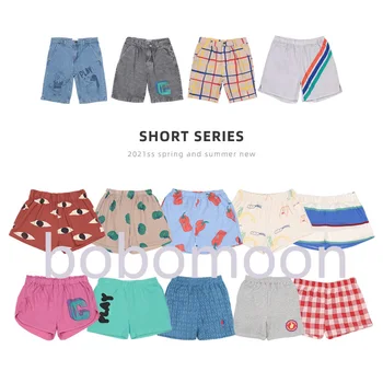 Предварителна продажба на 2021 г. пр. хр пролет лято децата летни дрехи момче дрехи памучни шорти момиче шорти
