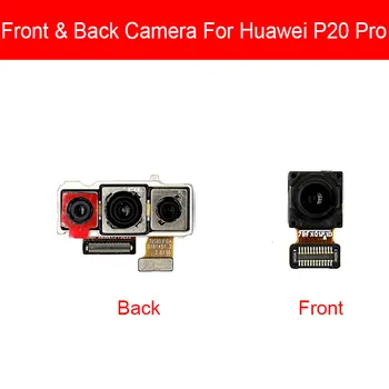 Предната И Задната Част На Задната Камера За Huawei P20 P30 Pro Lite Front Facing Small & Main Big Camera Flex Кабел Replacement Repair Parts
