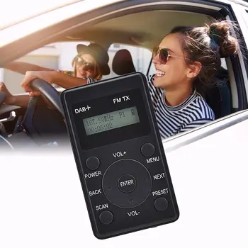 Преносим мини-DAB+ дигитален авто авто радио FM стерео музикален аудиоприемник автомобилният цифров радио