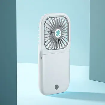 Преносим мини вентилатор ръчно фен домашен офис бюро с регулируема скорост на USB Акумулаторна вентилатор въздушен охладител открит пътуване