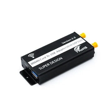 Преносима антена NGFF M. 2 to 3.0 USB адаптер преобразувател с слот за СИМ-карта в модул WWAN/LTE/4G стабилен сигнал адаптер New