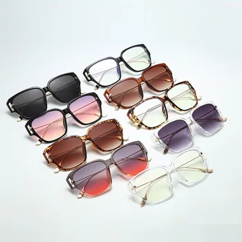 Прозрачни лещи извънгабаритни пеперуди слънчеви очила Жени котешко око дама нюанси 2020 луксозна марка дизайнер на дамски слънчеви очила рамка мъжете oculos