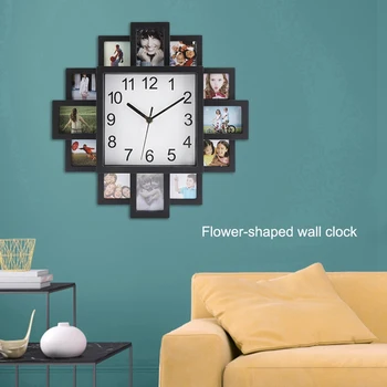 Промоция-Фоторамка Стенен Часовник New Сам Modern Desigh Art Picture Clock Living Room Home Decor Horloge
