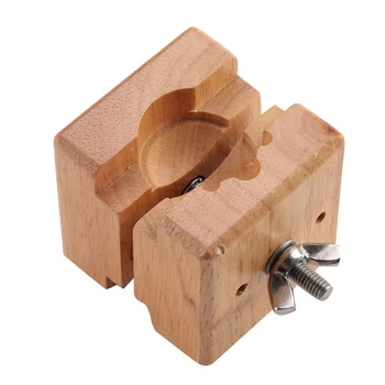 Професионален дървена кутия часа блок хващам се стяга за движение дърво+неръждаема стомана, ремонт на часовници и комплекти от инструменти за часовникари