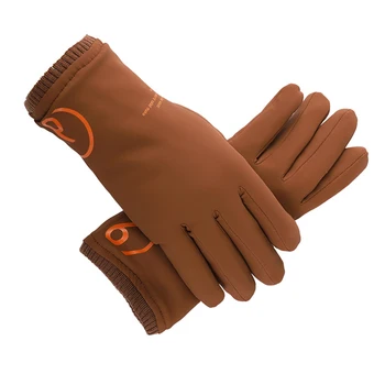 Пълен пръст слънчеви ръкавици ръкавици високо еластична топлинна сензорен екран ръкавици Дама открит зимата на топло флисовые ръкавици