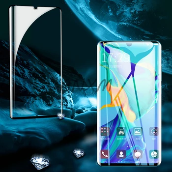Пълно закалено стъкло за Huawei P30 Pro пълно покритие на екрана защитна анти-blue-ray защитно фолио за Huawei P30 lite Pro Glass