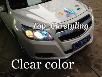 Различни цветове хамелеон фарове нюанс на фолио на автомобила задна светлина за мъгла винил PROTWRAPS Нео хром фарове тонирани размер на 0.3x10m/Roll
