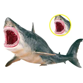 Реалистични големи играчки акули пластмасови океана животно акула фигурка когнитивни играчки Q6PD