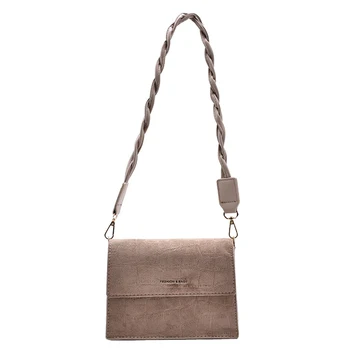 Реколта клапа Crossbody чанта 2020 мода нов високо качество мат изкуствена кожа дамски дизайнерска чанта за пътуване рамо чанта