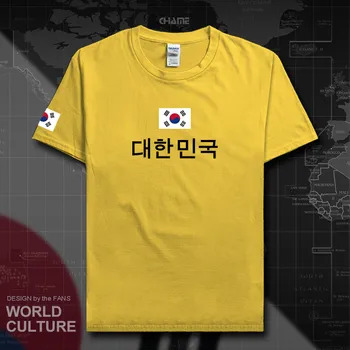 Република Корея Южна тениска на man KOR 2017 Джърси тениски национален отбор памук среща на феновете на градинска облекло фитнес корейски флаг