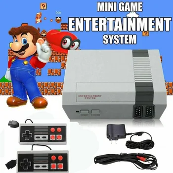 Ретро игрова конзола, класически мини игрови конзоли с 620 игри, вградена 2 контролер за NES Style (AV изход)