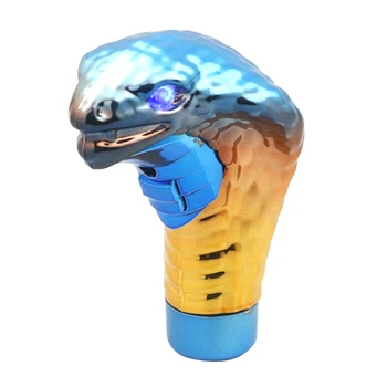 Ръчна дръжка на скоростния Cobra Head Shift дръжка на скоростния променлива LED Eye Shift Lever Stick Knob