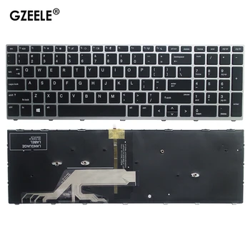 С подсветка на нова клавиатура за лаптопа САЩ за HP Probook 450 G5 455 G5 470 G5 английска клавиатура