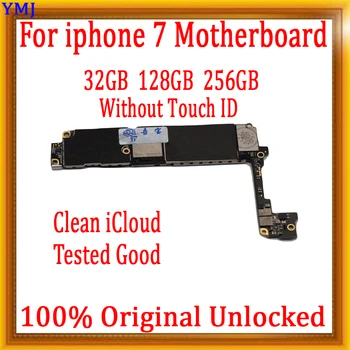 С пръстов отпечатък за дънната платка iPhone 7 оригиналната разблокированная дънна платка безплатно iCloud Logic Board With / Without home button MB