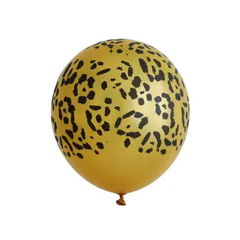 Сафари топка венец тигър, зебра леопард животни печатни латексови балони душата на детето Aniversário рожден ден украси за възрастни