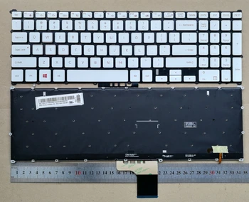 САЩ с подсветка на нова клавиатура за лаптоп Samsung 800G5M NP800G5M 8500GM английски черен / бял