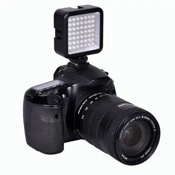 Светкавица Mini Pro Led-49 Video Light 49 Led Светкавица За Dslr Камери Камера Dvr Dv Camera Light Black