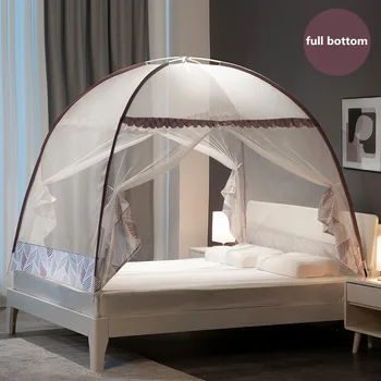 Сгъваема шифровальная окото mosquito net за одноместной двойно легло палатка монголска юрта комарници преносим възрастен мрежест балдахин 1бр