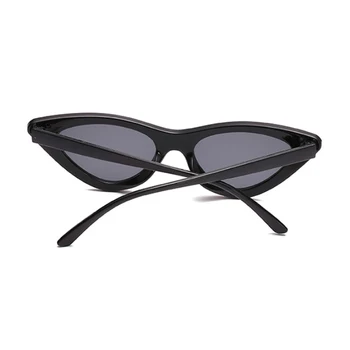 Секси Cat Eye слънчеви очила Жените марка дизайнер огледало черен триъгълник дамски слънчеви очила лещи нюанси, за да дам очила с UV400