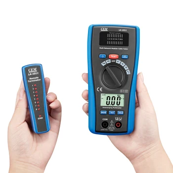 СЕМ LA-1011 2 in 1 300m Multimeter and LAN Network Cable Tester Детектор Line Finder Тел Tracker Tracer Диагностика Тона Tool Kit